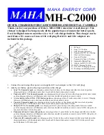 Maha Energy MH-C2000 Manual preview