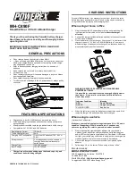 Preview for 1 page of Maha Energy PowerEx MH-C490F Instructions