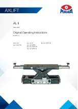 Предварительный просмотр 1 страницы MAHA AL II Series Operating Instructions Manual