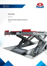 MAHA DUO CM Series Operating Instructions Manual preview