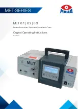 MAHA MET Series Original Operating Instructions preview