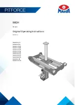 MAHA MGH 11.0/45 Original Operating Instructions preview