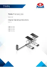 Предварительный просмотр 1 страницы MAHA TWIN F IV 3.0 Series Original Operating Instructions