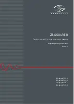 MAHA ZS SQUARE II 3.5 Original Operating Instructions preview