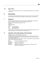 Предварительный просмотр 29 страницы MAHA ZW 500 Operating Instructions Manual