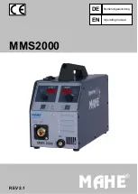 Mahe MMS2000 Manual preview