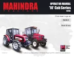 Mahindra 10 Cab Series 4510C Operator'S Manual preview