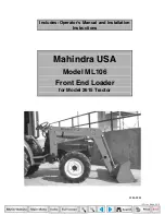 Preview for 2 page of Mahindra 2615 Operator'S Manual & Installation Instructions