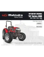 Mahindra 3535 Operator'S Manual preview