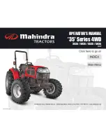 Preview for 1 page of Mahindra 3535 Operator'S Manual