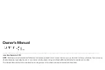 Preview for 1 page of Mahindra ALTURAS G4 2019 Owner'S Manual