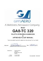 Mahindra GIPPSAERO GA8-TC 320 Operating Handbook preview