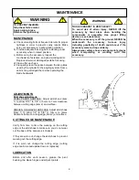 Preview for 12 page of Mahindra MXSB-62 Owner'S Manual