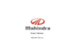 Mahindra Pick-up Owner'S Manual preview