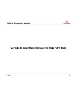 Preview for 10 page of Mahindra THAR 2010 Vehicle Dismantling Manual