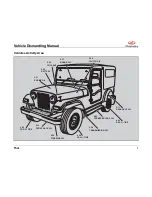 Preview for 11 page of Mahindra THAR 2010 Vehicle Dismantling Manual