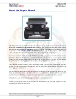 Preview for 3 page of Mahindra Thar CRDe Repair Manual