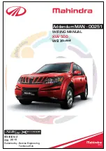 Mahindra XUV 500 W8 XCLUSIVE Wiring Manual preview