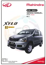 Mahindra XYLO H 2013 Series Wiring Manual preview