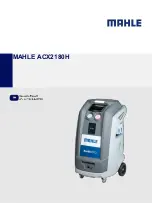 Preview for 1 page of MAHLE ACX2150 Operation Manual