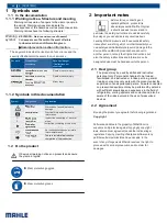 Preview for 4 page of MAHLE ACX2150 Operation Manual