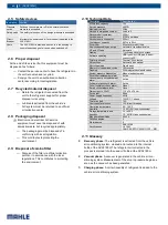 Preview for 8 page of MAHLE ACX2150 Operation Manual