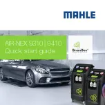 Предварительный просмотр 3 страницы MAHLE AIR-NEX 9310 Quick Start Manual