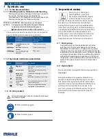 Preview for 4 page of MAHLE ArcticPRO ACX2180 Operation Manual