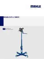 MAHLE ATJ-1000H Operation Manual предпросмотр