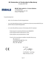 Предварительный просмотр 19 страницы MAHLE ATX-2 PLUS BOOST Operation Manual