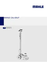 MAHLE CAJ-25LP Operation Manual предпросмотр