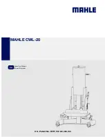 MAHLE CWL-20 Operation Manual preview