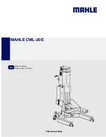 MAHLE CWL-20E Operation Manual preview