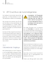 Preview for 40 page of MAHLE FluidPRO ATX 280 User Manual