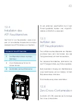 Preview for 43 page of MAHLE FluidPRO ATX 280 User Manual