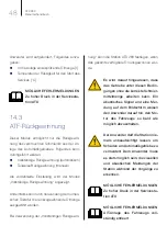 Preview for 48 page of MAHLE FluidPRO ATX 280 User Manual