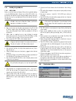 Preview for 7 page of MAHLE NitroPRO NTF-515B Operation Manual