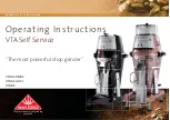 Mahlkonig VTA6S GUCL Operating Instructions Manual preview