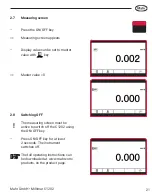 Предварительный просмотр 21 страницы Mahr 3723010 Operating Instructions Manual