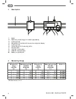 Предварительный просмотр 6 страницы Mahr Multimar 25 EWR Operating Instructions Manual