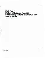 MAI Basic Four 4399 Service Manual preview