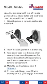 Preview for 42 page of Maico AE 10/1 Installation And Operating Instructions Manual