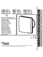 Предварительный просмотр 1 страницы Maico AWB 100 C Mounting And Operating Instructions