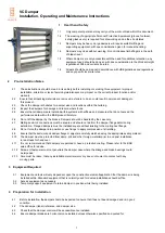 Maico BSB VC Series Installation, Operating And Maintenance Instruction preview