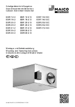 Maico DSR 35-2 S Mounting And Operating Instructions предпросмотр