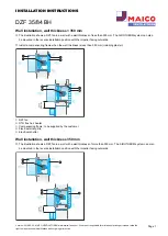 Preview for 1 page of Maico DZF 35 BH Installation Instructions