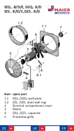 Предварительный просмотр 53 страницы Maico DZQ B Series Installation And Operating Instructions Manual