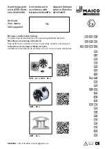 Предварительный просмотр 1 страницы Maico DZQ Ex Series Mounting And Operating Instructions