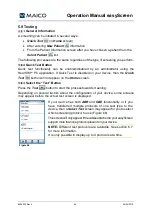 Предварительный просмотр 54 страницы Maico easyScreen Operation Manual