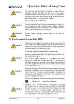 Preview for 12 page of Maico easyTone Operation Manual